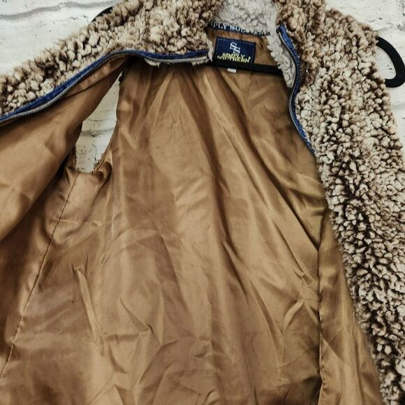 Simply Southern Women's Brown Soft Faux Fur Sleevless Vest Jacket Size Medium - Picture 10 of 14